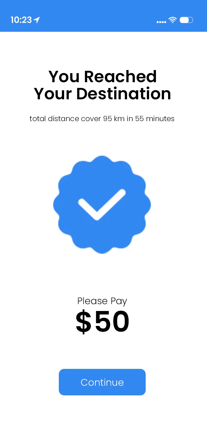 You Reached Destination